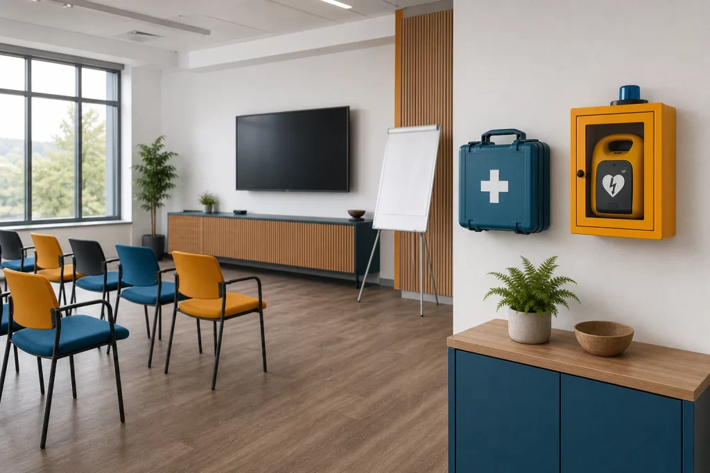 Workplace first aid station